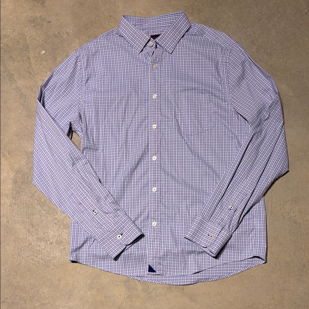 UNTUCKit Button Down Dress Shirt Large Slim Fit